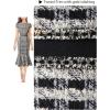 imageVFSHOW Womens Elegant Vintage Chruch Business Office Cocktail Mermaid Bodycon Midi DressBlack White Plaid Tweed