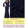 imageVFSHOW Womens Keyhole Front Bell Sleeve Formal Evening Wedding Party Maxi DressNavy Blueb