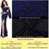 imageVFSHOW Womens Off Shoulder Bell Sleeve Formal Evening Wedding Party Maxi DressNavy Blue Lace