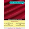 imageVFSHOW Womens Sexy Cut Out Beaded Halter Formal Prom Maxi Dress Ruched High Slit Cocktail Gala Ball Evening GownRed With Glitter