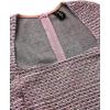 imageVFSHOW Womens Work Business Square Neck Bodycon Dress Office Retro Elegant Slim Fitted Pencil Sheath DressPink Tweed