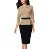 Yellow Tweed + Black