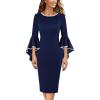 Navy Blue With White Piping