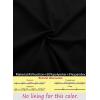 imageVFSHOW Womens Button Pockets Wear to Work Office Business Vintage Church Fit and Flare A Line DressBlackb