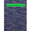 imageVFSHOW Womens Button Pockets Wear to Work Office Business Vintage Church Fit and Flare A Line DressBlue Tweed