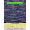 imageVFSHOW Womens Button Pockets Wear to Work Office Business Vintage Church Fit and Flare A Line DressBlue Tweed