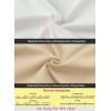 imageVFSHOW Womens Elegant Patchwork Pockets Pleated Work Office Business Casual Party Belted ALine Midi DressOff Whiteblackapricot