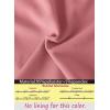 imageVFSHOW Womens Elegant Patchwork Pockets Pleated Work Office Business Casual Party Belted ALine Midi DressPink