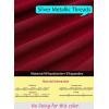 imageVFSHOW Womens Sexy Formal Ruched Fitted High Slit Bodycon Maxi Dress Spaghetti Strap Sweetheart Cocktail Prom Evening GownSparkly Dark Redd