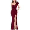 Sparkly Dark Red
