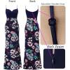 imageVFSHOW Womens Sexy Formal Ruched Fitted High Slit Bodycon Maxi Dress Spaghetti Strap Sweetheart Cocktail Prom Evening GownNavy Blue and Floral Print