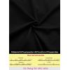 imageVFSHOW Womens 2024 Business Work Office Collar V Neck Bow Belted Pockets Buttons Slim Vintage Fit and Flare A Line DressBlackwhite Piping