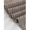 imageVFSHOW Womens Front Zipper Crisscross Waist Slim Wear to Work Business Office Fit and Flare ALine DressBeige Tweed