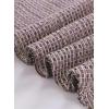 imageVFSHOW Womens Front Zipper Crisscross Waist Slim Wear to Work Business Office Fit and Flare ALine DressPink Tweed
