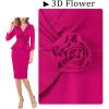 imageVFSHOW Womens 2024 Business Church Vintage Work Office Faux Wrap V Neck Slim Bodycon Pencil DressHot Pinkb