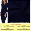 imageVFSHOW Womens Elegant Notch Neck Ruched Cocktail Party Work Office Business Church Bodycon Sheath DressDark Blue