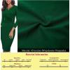 imageVFSHOW Womens Elegant Notch Neck Ruched Cocktail Party Work Office Business Church Bodycon Sheath DressGreen