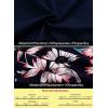 imageVFSHOW Womens Elegant Pockets Belted Work Business Office Casual Party Pleated ALine Midi DressNavy Blue and Multi Floral Print