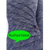 imageVFSHOW Womens Elegant Ruched Pleated Work Business Office Cocktail Party Bodycon Pencil Sheath DressBlue Tweed