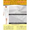 imageVFSHOW Womens Elegant Ruched Pleated Work Business Office Cocktail Party Bodycon Pencil Sheath DressOffwhite