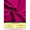 imageVFSHOW Womens Front Zipper Office Business Work Church Professional Front Zipper Knee Length A Line Fit and Flare DressHot Pink