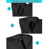 imageVFSHOW Womens Sweetheart V Neck Twist Front Backless Ruched Ruffle Slit Formal Evening Gown Maxi Long DressSparkly Black