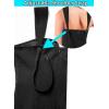 imageVFSHOW Womens Sweetheart V Neck Twist Front Backless Ruched Ruffle Slit Formal Evening Gown Maxi Long DressSparkly Black