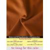 imageVFSHOW Womens Wear to Work Front Zipper Peplum Business Office Church Pencil Sheath DressRust Orange