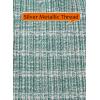 imageVFSHOW Womens Wear to Work Front Zipper Peplum Business Office Church Pencil Sheath DressTeal Green Tweed