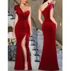 imageVFSHOW womens ModernRed Velvet