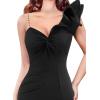 imageVFSHOW womens Vfshow Womens Formal Prom Maxi DressesSolid Black