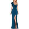 imageVFSHOW womens ModernSparkly Peacock Blue