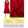 imageVFSHOW Womens Vintage Retro Square Neck Work Business Office Fit and Flare MidCalf ALine DressRed