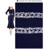 imageVFSHOW Womens Elegant Vintage Cocktail Business Office Mermaid Fitted Bodycon Midi DressDark Blue