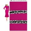 imageVFSHOW Womens Elegant Vintage Cocktail Business Office Mermaid Fitted Bodycon Midi DressHot Pink