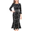 Black and White Geometric Print