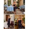 imageVFSHOW Womens 2025 Sexy Backless Formal Tube Bodycon Maxi Dress Strapless Side Slit Beach Wedding Guest Long Cocktail DressesBlack With Purple Abstract Print