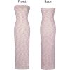 imageVFSHOW Womens 2025 Sexy Backless Formal Tube Bodycon Maxi Dress Strapless Side Slit Beach Wedding Guest Long Cocktail DressesPink Purple Floral Lace