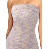 imageVFSHOW Womens 2025 Sexy Backless Formal Tube Bodycon Maxi Dress Strapless Side Slit Beach Wedding Guest Long Cocktail DressesPink Purple Floral Lace