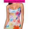 imageVFSHOW Womens 2025 Spaghetti Strap Cocktail Bodycon Maxi Dress Sexy Backless Scoop Neck Wedding Guest Formal Long DressesMulti Floral Print