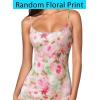 imageVFSHOW Womens 2025 Spaghetti Strap Cocktail Bodycon Maxi Dress Sexy Backless Scoop Neck Wedding Guest Formal Long DressesPink Floral Print
