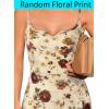 imageVFSHOW Womens 2025 Spaghetti Strap Cocktail Bodycon Midi Dress Sexy Backless Sweetheart Neck Wedding Guest MidCalf DressesBeige Jacquard Lace Floral