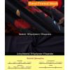 imageVFSHOW Womens 2025 Spaghetti Strap Cocktail Bodycon Midi Dress Sexy Backless Sweetheart Neck Wedding Guest MidCalf DressesBlack With Red Floral Print