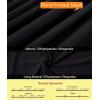 imageVFSHOW Womens Spaghetti Strap Ruffle Ruched Bodycon Maxi Dress 2025 Sexy Cold Shoulder Fitted Formal Long Cocktail DressBlack