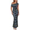 Blue and Black Leopard Print
