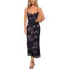 Black With Purple Abstract Print
