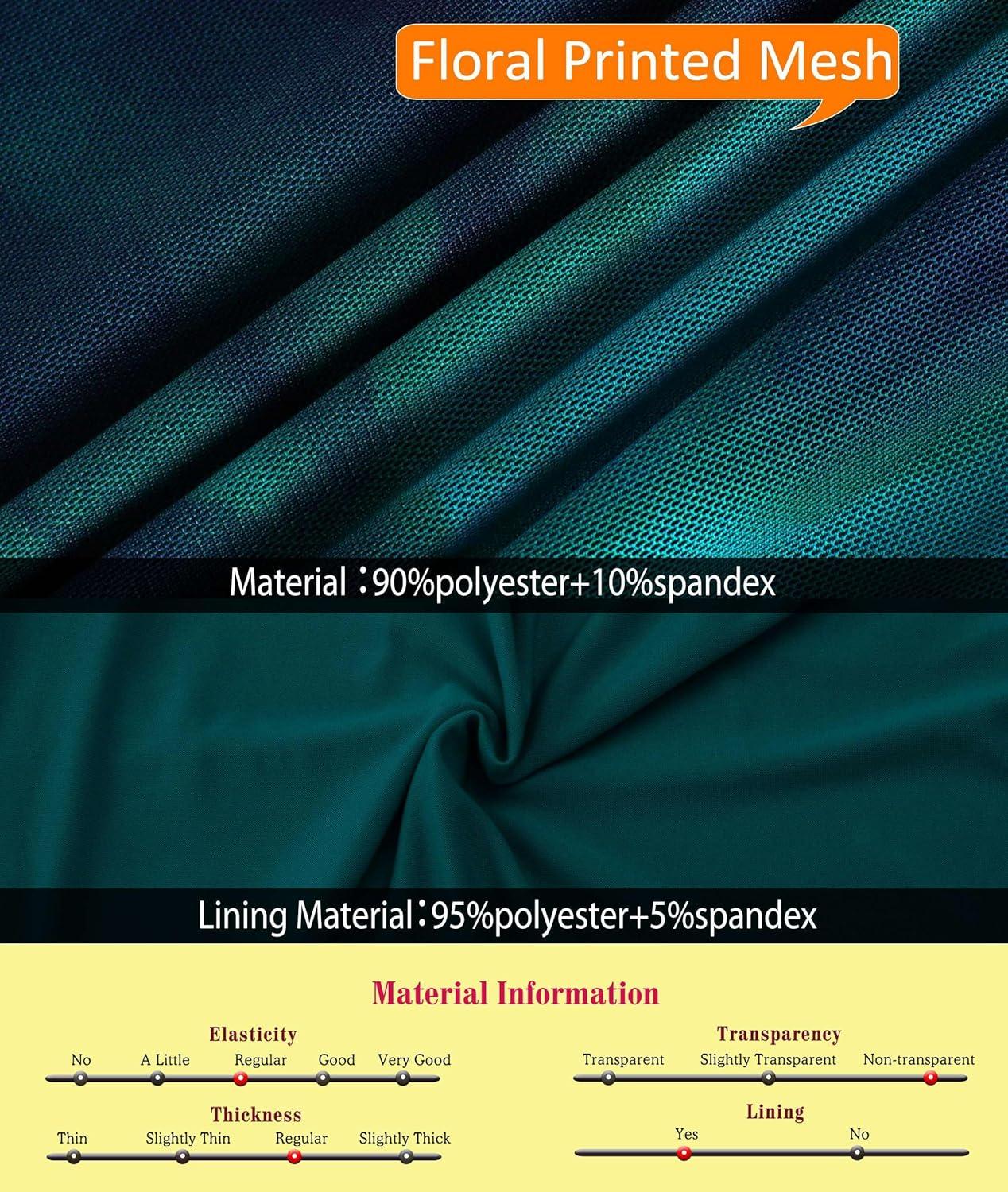 imageVFSHOW Womens 2025 Halter Neck Formal Bodycon Maxi Dress Sleeveless Slim Fitted Wedding Guest Long Cocktail Mermaid DressesGreen Floral Print