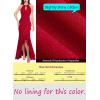 imageVFSHOW Womens Sexy Halter Neck Formal Cutout Ruffle Slit Ruched Prom Maxi Dress Wedding Guest HILO Mermaid Evening GownSparkly Redb