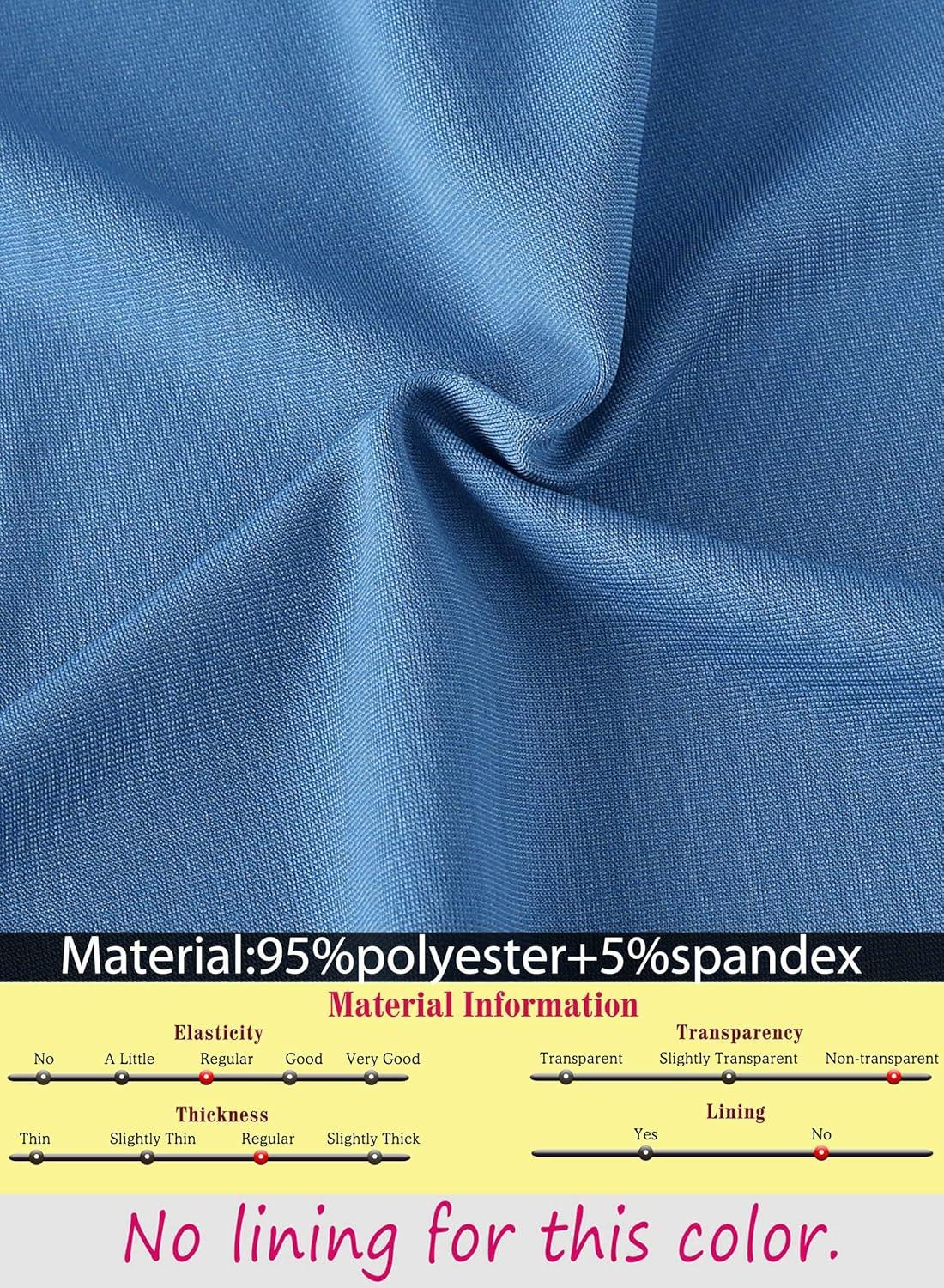 imageVFSHOW Womens Work Business Office Front Zipper Peplum Bodycon Dresses Elegant Short Sleeve Slim Church Pencil Sheath DressBlue