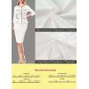 imageVFSHOW Womens Buttons Peplum Work Business Office Professional Patchwork Pencil Sheath DressOffwhite